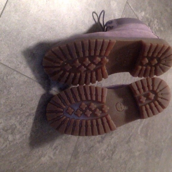 Timberland Kids Boots Size 4.5 Light Purple - Picture 9 of 10